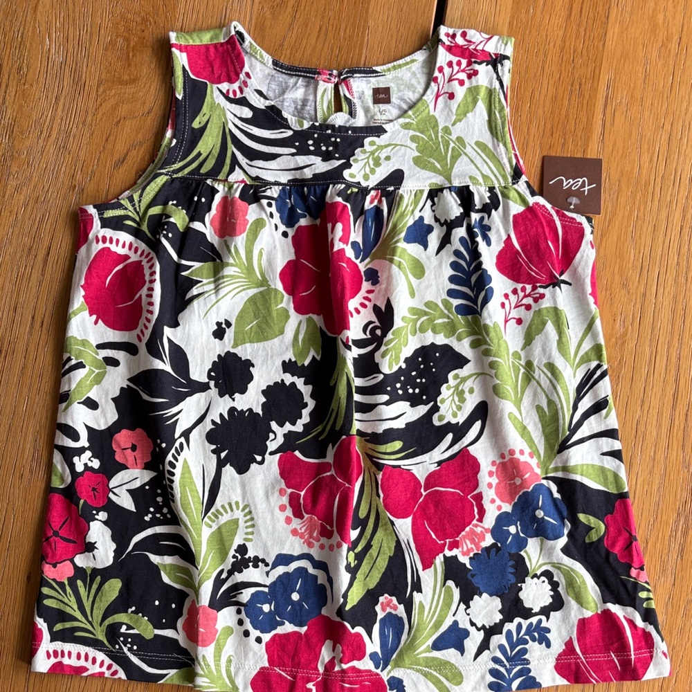 TEA Sleeveless Top 8-10